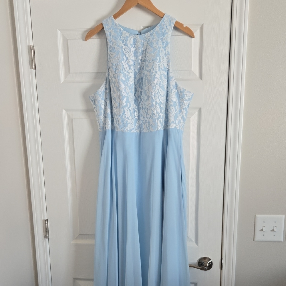 Azazie Sky Blue Dress